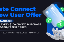 New User Offer: Get $1 for Every $200 Crypto Purchase with Gate Connect via Card Payments!