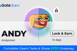 Gate.io HODL & Earn: Lock ANDY To Earn 150% APR
