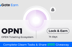 Gate.io HODL & Earn: Lock OPN1 To Earn 150% APR