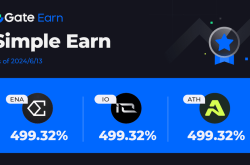 Gate.io Supports Simple Earn ENA/IO/ATH : Real-Time APR Reaches 499.32%!