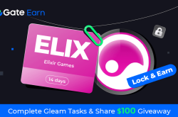 Gate.io HODL & Earn: Lock ELIX To Earn 150% APR