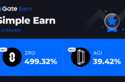 Gate.io Supports Simple Earn ZRO/AGI : Real-Time APR Reaches 499.32%!