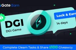 Gate.io HODL & Earn: Lock DGI To Earn 150% APR