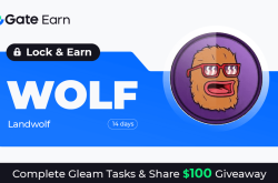 Gate.io HODL & Earn: Lock WOLF To Earn 150% APR