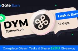 Gate.io HODL & Earn: Lock DYM To Earn 150% APR