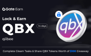 Gate.io HODL & Earn: Lock QBX To Earn 150% APR