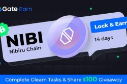 Gate.io HODL & Earn: Lock NIBI To Earn 150% APR