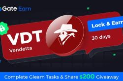 Gate.io HODL & Earn: Lock VDT To Earn 150% APR