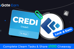 Gate.io HODL & Earn: Lock CREDI To Earn 150% APR